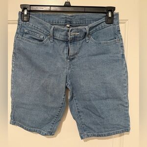 Levi's Light Blue Jean Shorts